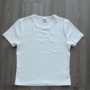 Aritzia Sunday Best Little Ribbed Tee